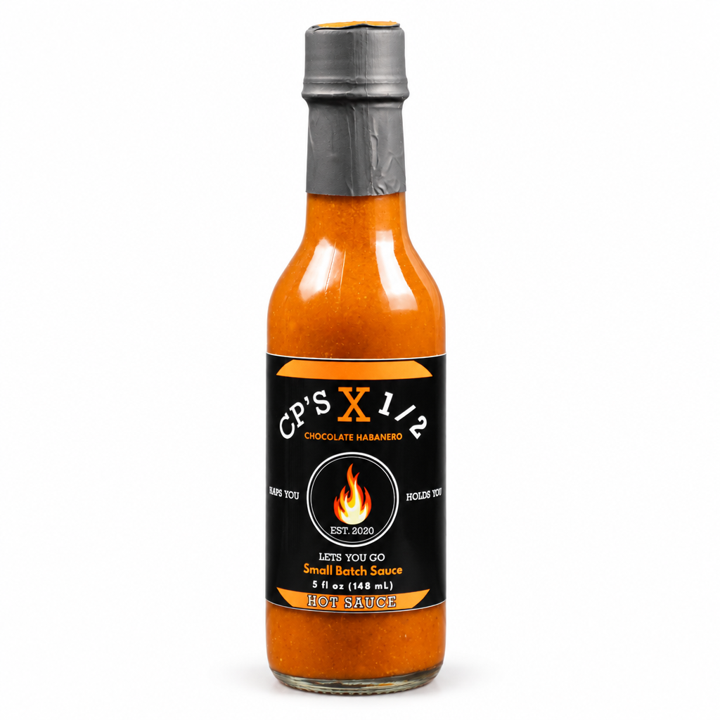 CP's X ½ Slaps You Chocolate Habanero Hot Sauce – 5 fl oz bottle